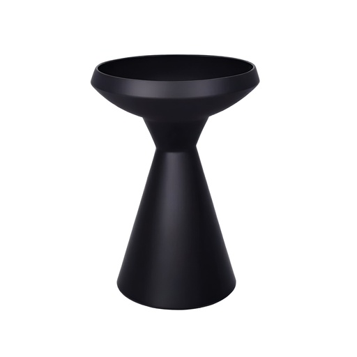 [KEN201013N] Table d'appoint Nova en métal noir mat