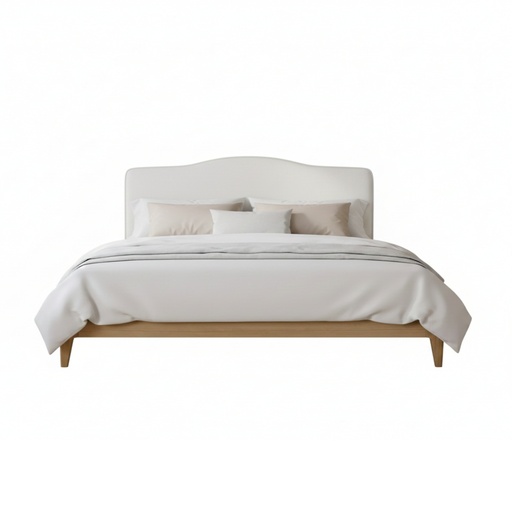 [CN120827] Lit Georgia 180x200 en bois manguier massif sculpté