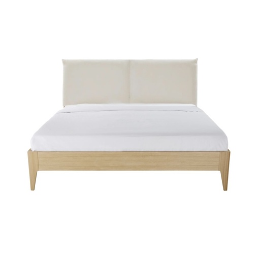 [CN120827] Lit Georgia 180x200 en bois manguier massif sculpté