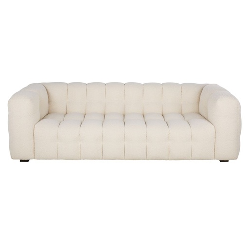 [CN524304] Canapé Lilo nuage 3/4 places bouclettes écrues beige