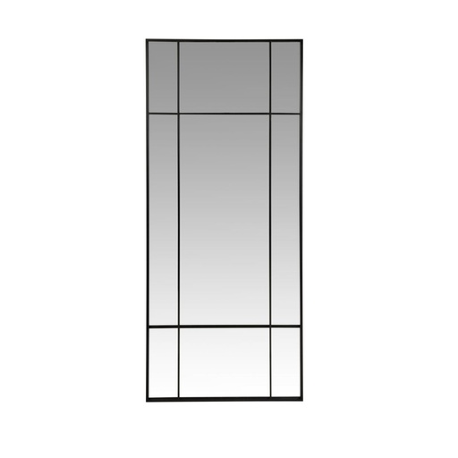 [CN521481] Grand miroir Oklahoma fenêtre rectangulaire en métal noir 70x170