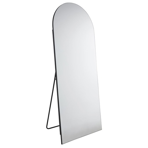 [CN221144] Grand miroir arche Maxandre sur pied noir 80x200