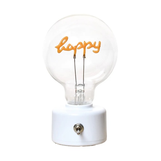 [OPJ018143] Déco LED Lili happy à piles D8