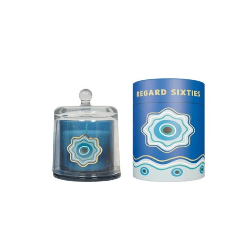 [OPJ018248] Bougie cloche Regard sixties D10,5