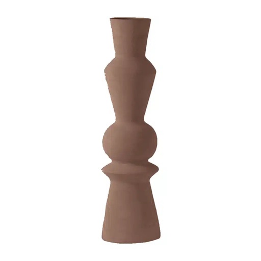 [OPJ017401] Vase en argile sable Nour D19,5