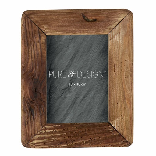 [COUSD001] Cadre photo bois et verre