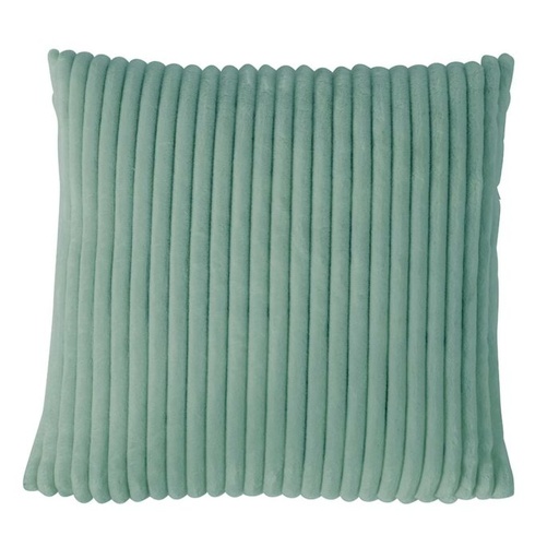 [COUES045] Coussin Ewan à côtes coloris sauge 45x45cm