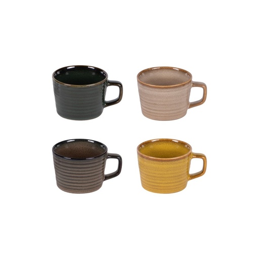 [BAD228273] Coffret 4 tasses 20cl Kili