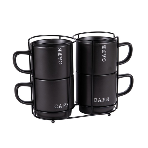 [BAD231292] Tour 4 mugs café 39cl