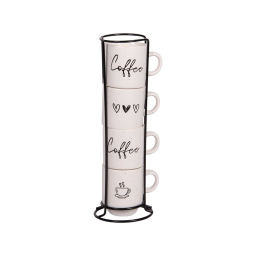 [BAD231334] Tour 4 tasse 12cl sweet coffee