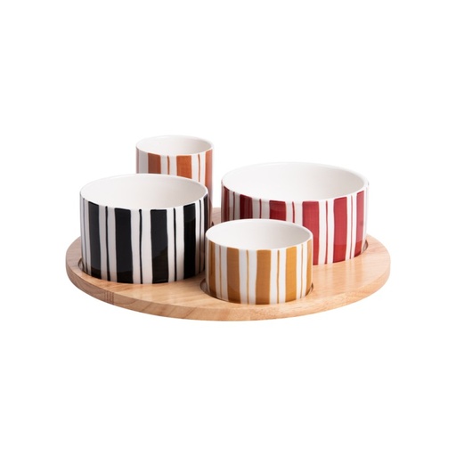 [BAD296097] Service apéritif 4 pièces Singita