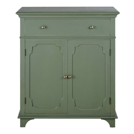 [CN423771] Buffet Selena 2 portes 1 tiroir 2 portes vert kaki
