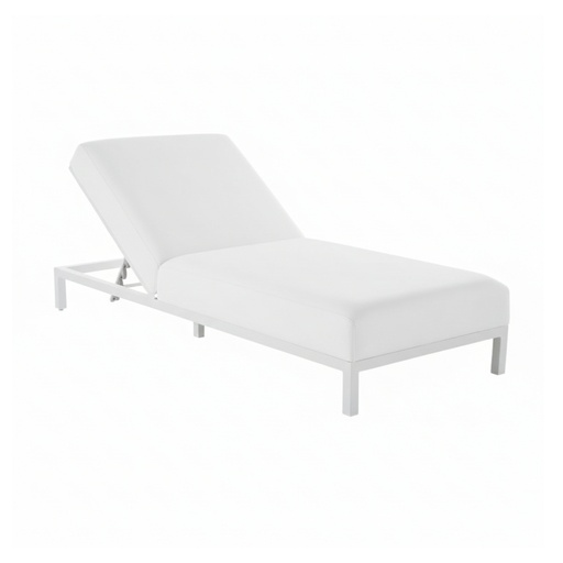 [CN219807] Bain de soleil Callisto en textile enduit blanc