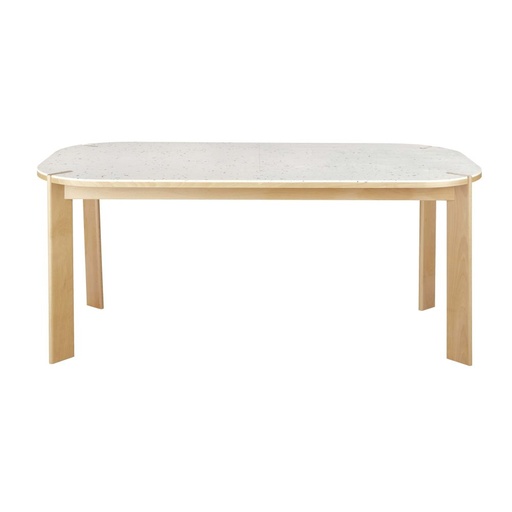 [CN223027] Table à manger professionnelle Callais Businessen plastique recyclé 6/8 personnes L180