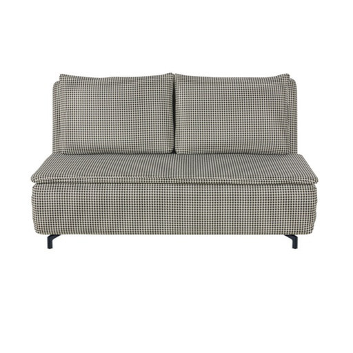 [CN321956M] Banquette Nio convertible 2 places motifs pied en métal noir