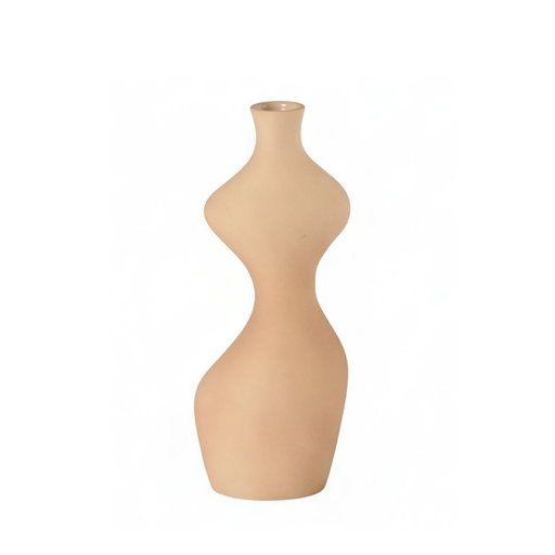 [COUJW010N] Vase soliflore décoration en grès en argile naturelle