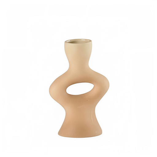 [COUJW010E] Vase soliflore décoration en grès en argile naturelle