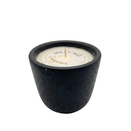 [MELPONPMG] Bougie au cèdre gingembre noir PM