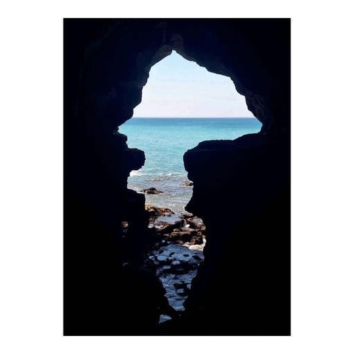 [CARGROHER110X80] Tableau artistique la grotte d'hercule sans cadre 110X80