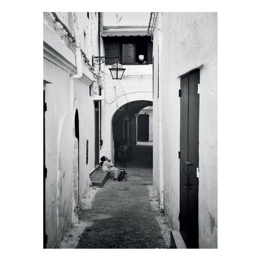 [CARRESOMUE30X43] Tableau noir et blanc resonance muette sans cadre 29,7X42,7