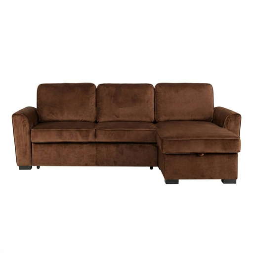 [CN914143M] Canapé d'angle convertible Montréal 3/4 places avec coffre