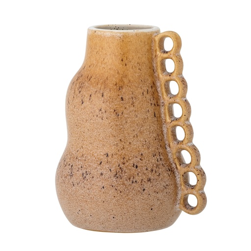 [BLO82060673] Vase Sourire en grès marron