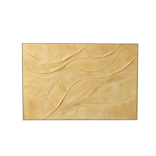 [JOL62265] Tableau peinture miel en acrylique couleur doré