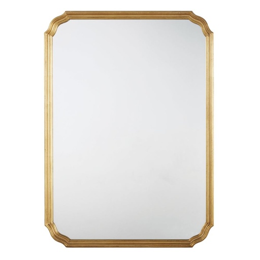 [CN025000] Miroir rectangulaire Vaqui à moulures dorées 80x110