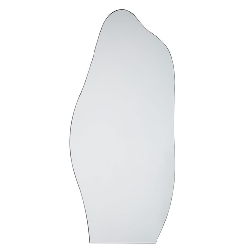 [CN824311] Grand miroir organique Pablo en acier noir 82x180