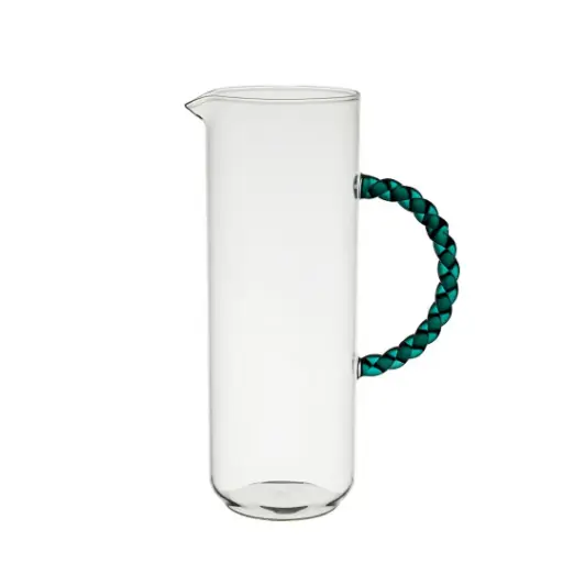 [YLI79031] Pichet Colorea en verre borosilicate émeraude 1L