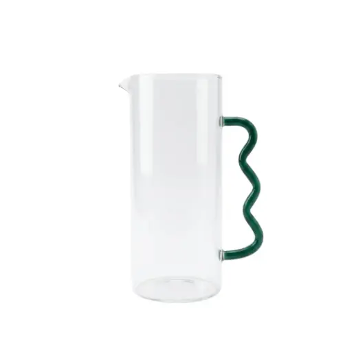 [YLI77408] Pichet Dilacia en verre borosilicate émeraude 1.6L