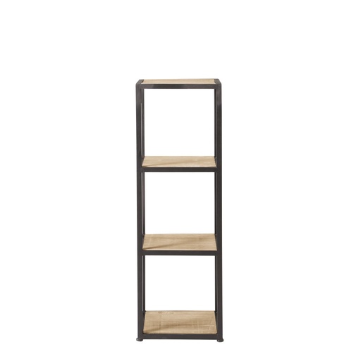 [CN312999] Colonne industrielle Long Island en bois de sapin massif et métal L40