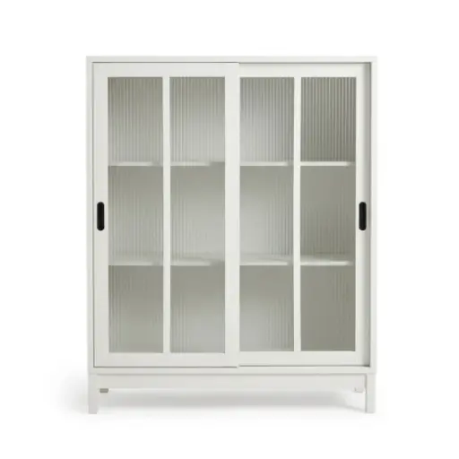 [CN824779] Vitrine Seashore 2 portes blanc 