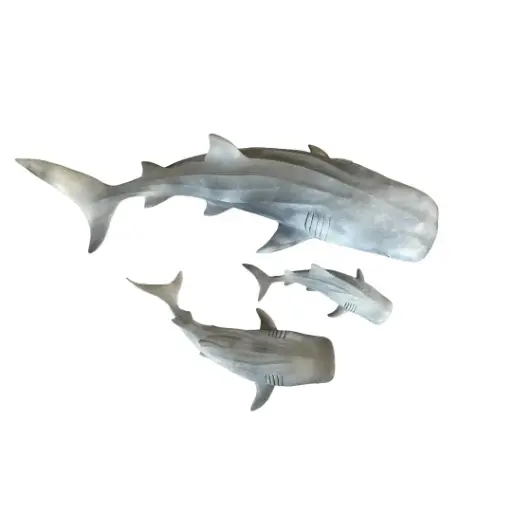 [CN220402M] Déco murales Moana requins baleines bleu clair 