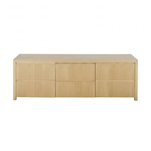[CN822841M] Buffet Danube vintage 2 portes 3 tiroirs L195 