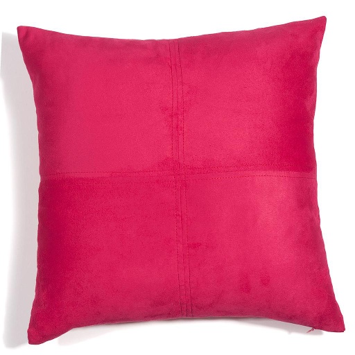 [CN613312] Coussin déco fushia en polyester Swedine