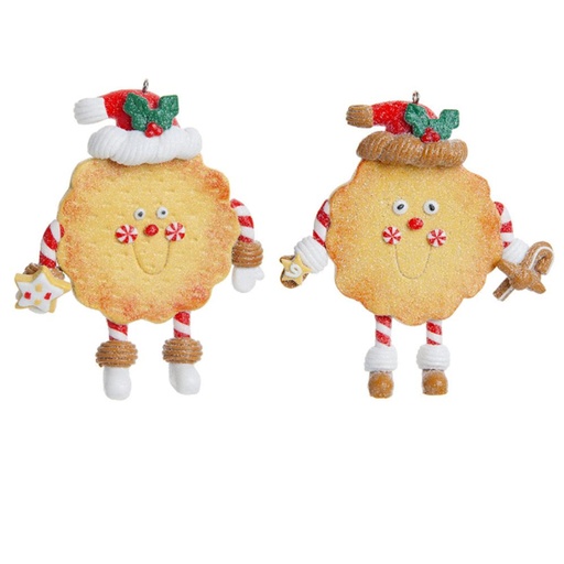 [CN413658] Décoration de sapin Bonhomme en biscuit