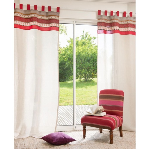 [CN714577] Rideau en coton Arya