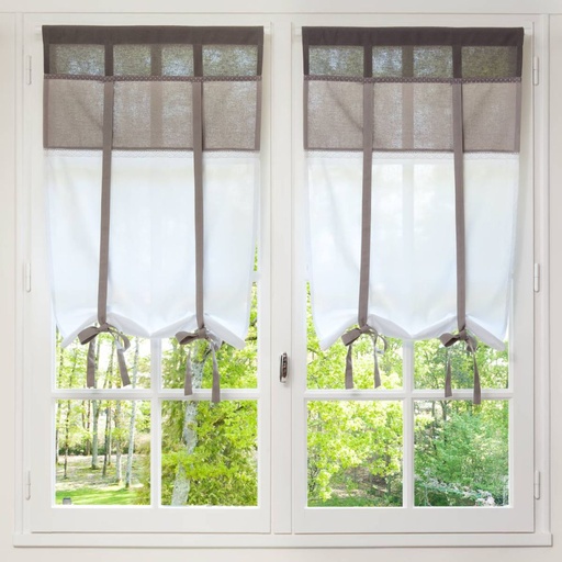 [CN813485] Rideau en coton & lin Chaumont