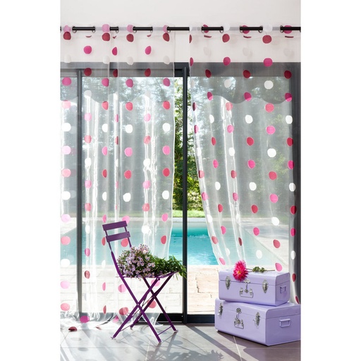 [CN512689] Rideau coloré rose Organpoi