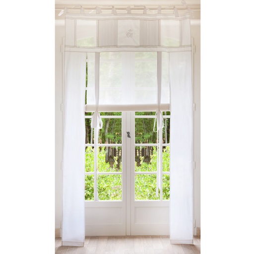 [CN111830] Rideau en coton porte Habsbourg