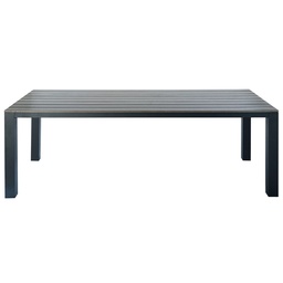 [CN612179] ESCALE - Table de jardin 8/10 personnes en aluminium gris anthracite L230