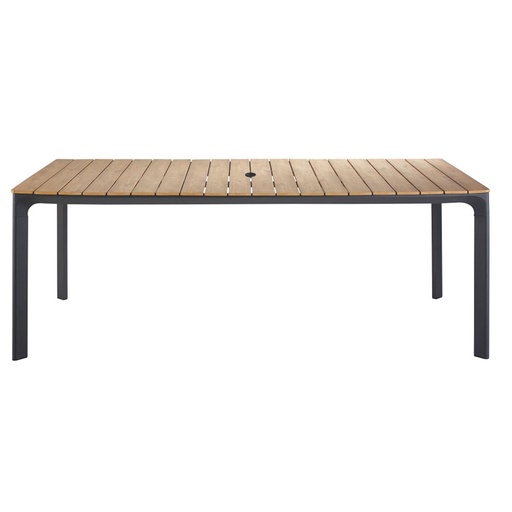 [CN217523] Table de jardin Fudji 6/8 personnes en composite et aluminium L200