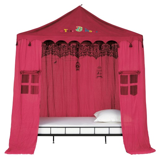 [CN513521] Tente enfant en coton rose Jade