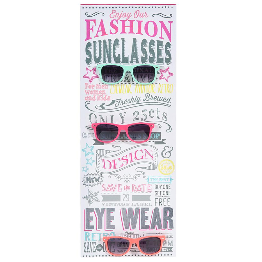 [CN813981] Toile décorative avec motif lunettes