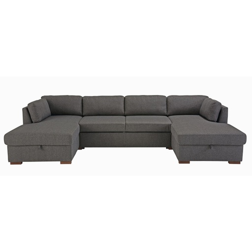 [CN417475] Canapé-lit panoramique 7 places Times Square gris moderne