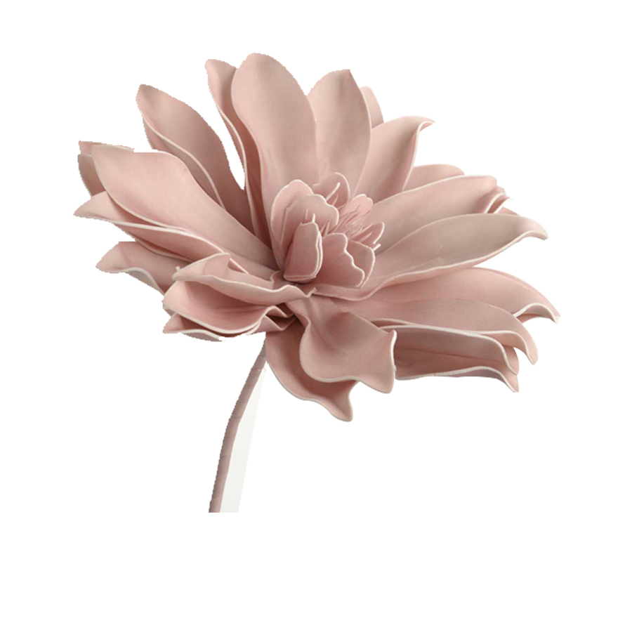 [CAD131044] Tige fleur Pana rose en éthylène et fer