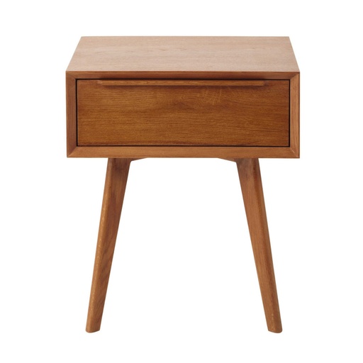 [CN914676] Table de chevet Portobello vintage 1 tiroir en chêne massif
