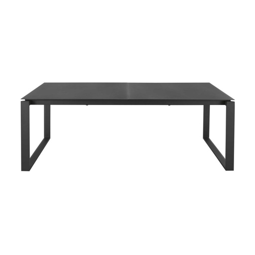 [CN719836] Table de jardin Guam extensible en aluminium gris anthracite 8/10 personnes