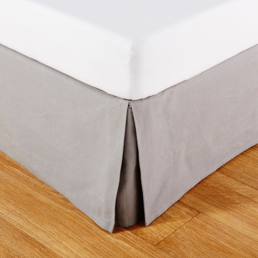 [CN217796] Cache-sommier en coton gris Morphee